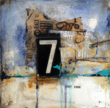 Ten 10x10 canvases in 10 days (MIXED-MEDIA) - Donna Downey Studios Inc