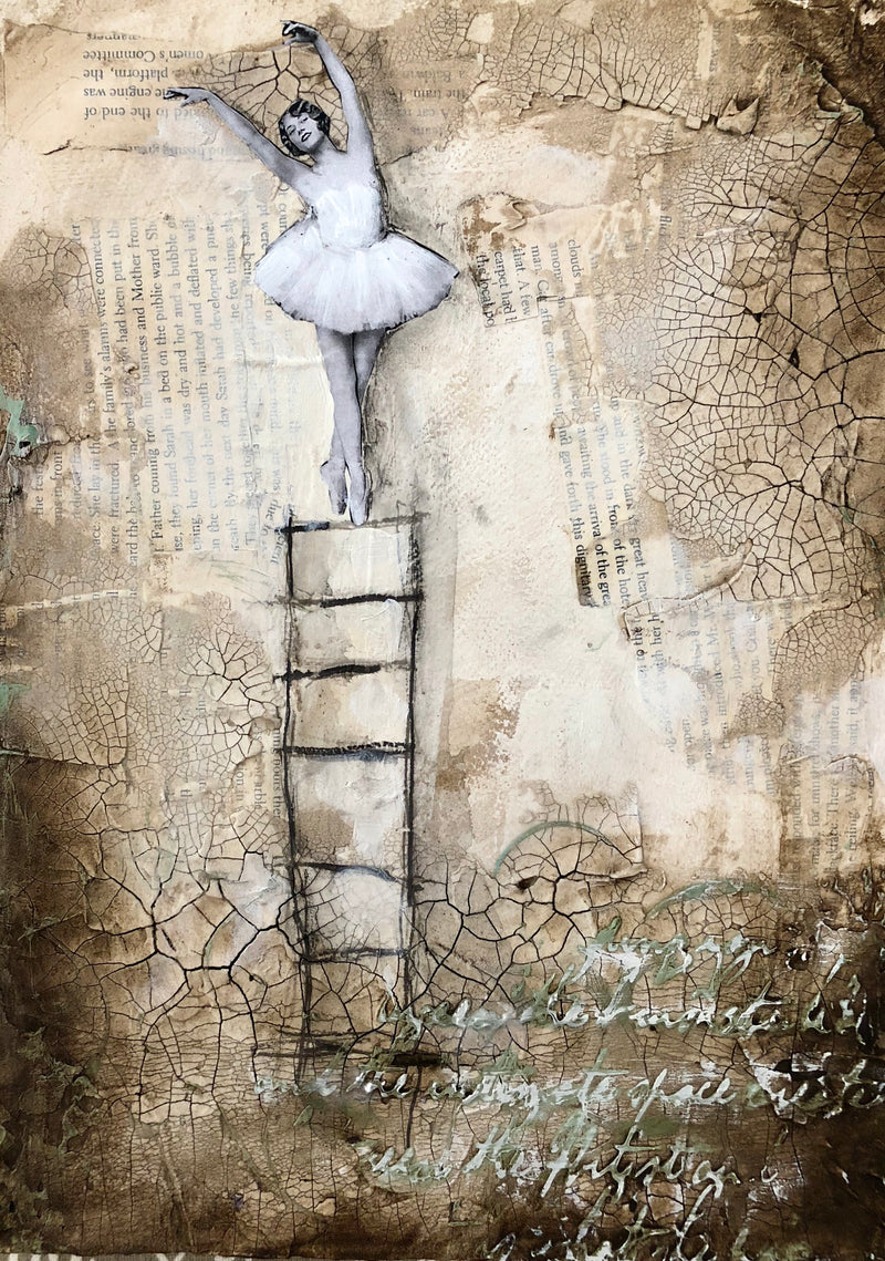 Mixed Media Works on Paper - Donna Downey Studios Inc