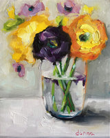 Expressive Flowers (OIL or ACRYLIC) | Online Workshop - Donna Downey Studios Inc