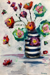 Mixed-Media Florals | Online Workshop - Donna Downey Studios Inc