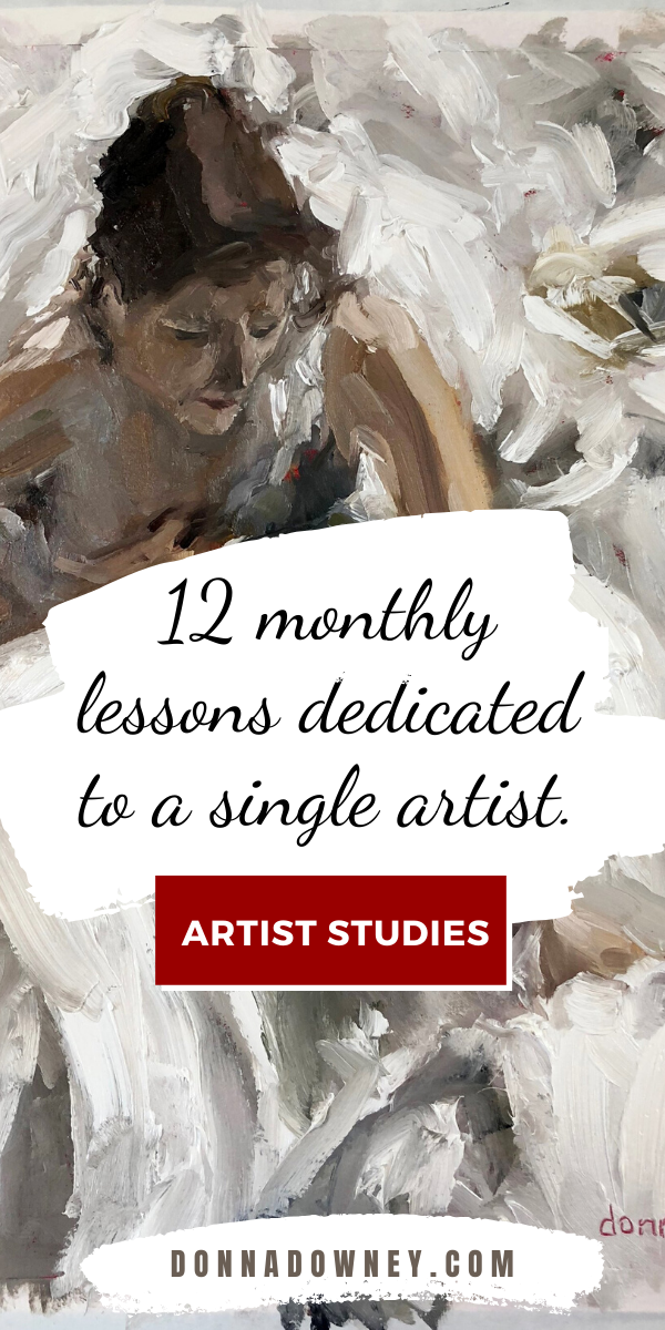 Artist Studies Online Workshop - Donna Downey Studios Inc