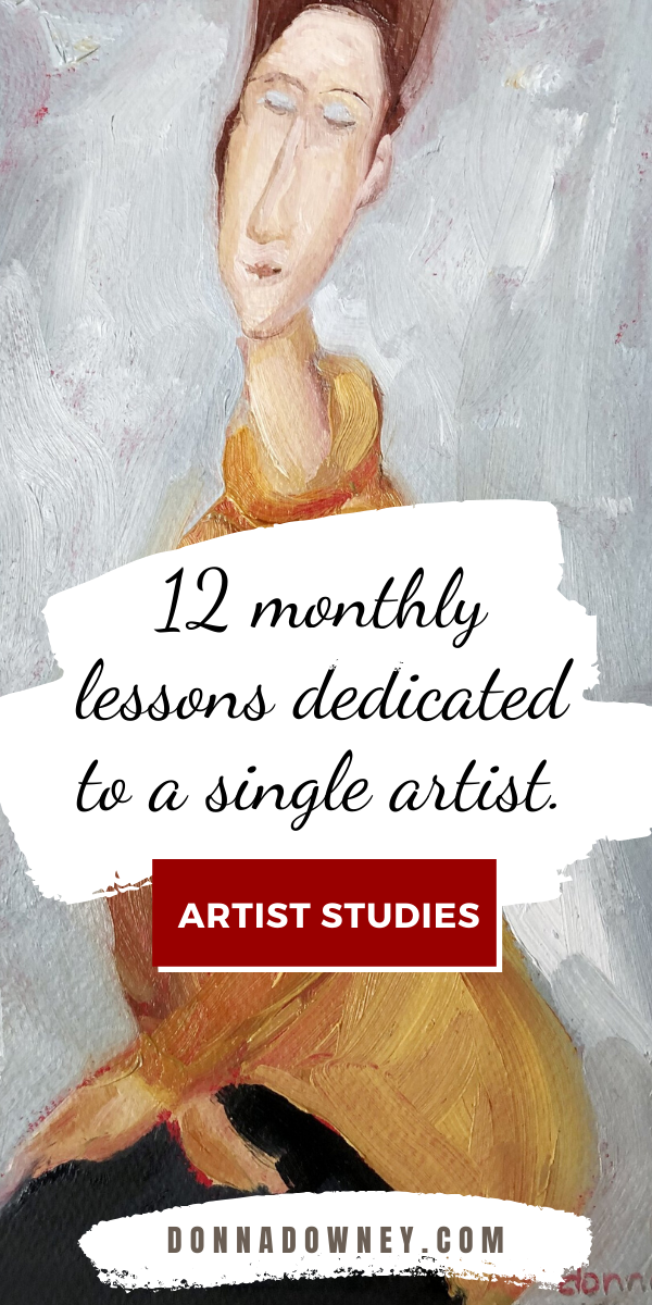 Artist Studies Online Workshop - Donna Downey Studios Inc