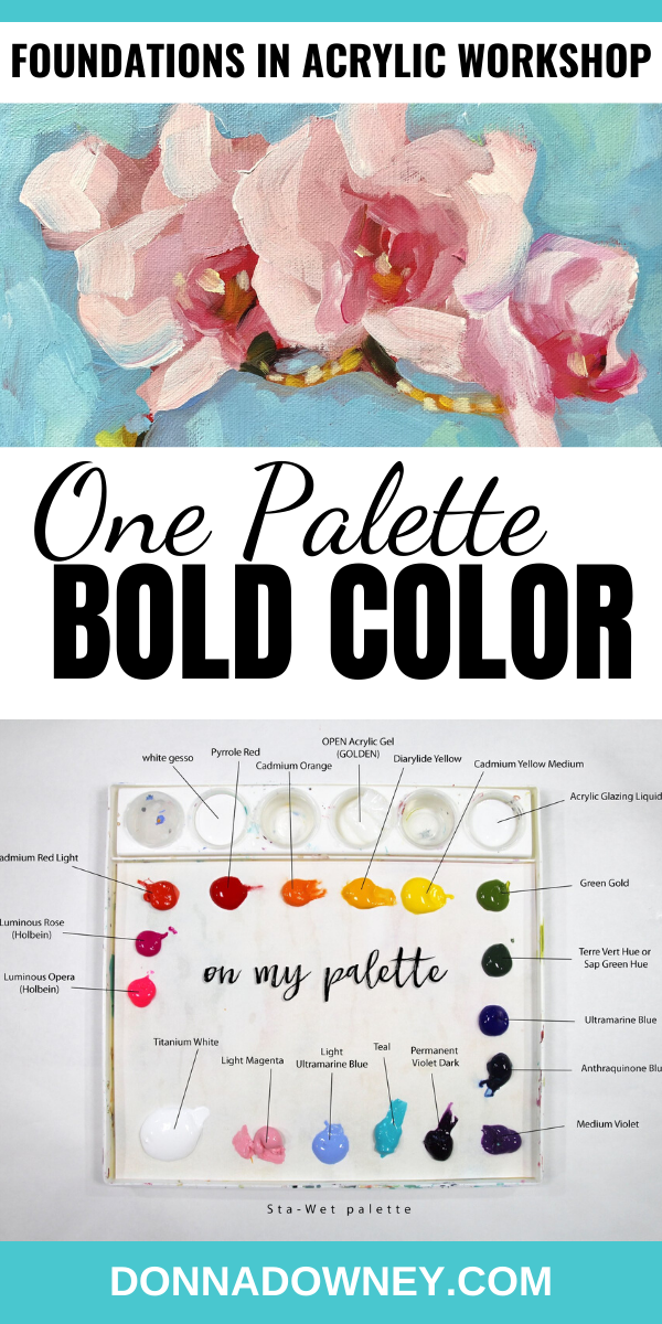 Foundations in Acrylic | Online Workshop - Donna Downey Studios Inc