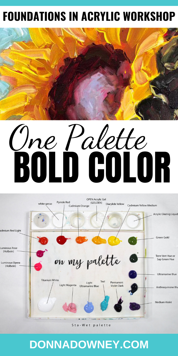 Foundations in Acrylic | Online Workshop - Donna Downey Studios Inc