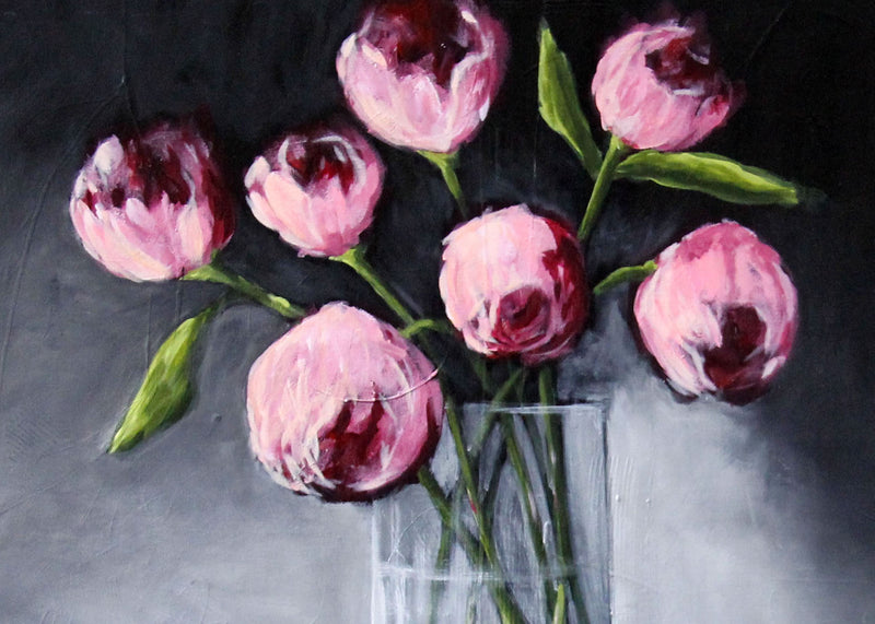 Abstract Florals (ACRYLIC) | Online Workshop - Donna Downey Studios Inc